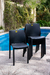 Combo 2 Sillas Paris Mascardi 1 Mesa Redonda 90Cm Color Negro