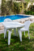 Imagen de Combo 5 Sillas Barcelona De Plastico Mascardi Color Blanco