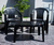 Combo 2 Sillas Perfecto Mascardi 1 Mesa Cuadrada 75x75 Color Negro - tienda online