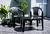 Imagen de Combo 2 Sillas Perfecto Mascardi 1 Mesa Cuadrada 75x75 Color Negro