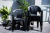 Combo 4 Sillas Perfecto Mascardi 1 Mesa Redonda 120Cm Color Negro