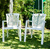 Combo 6 Sillas Kansas Blanca Mascardi 1 Mesa Rectangular de Interiores