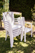 Combo 5 Sillas Kansas De Plastico Mascardi Color Blanco en internet