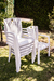 Combo 2 Sillas Kansas Mascardi 1 Mesa Redonda 90Cm Color Blanco