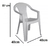 Combo 4 Sillas Ancona Mascardi 1 Mesa Redonda de 7 Patas Color Blanco en internet