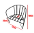 Combo 4 Sillones Nepal 1 Mesita Ratona Color Negro - comprar online