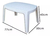 Combo 1 Silla Gran California 1 Mesa Ratona Mascardi Color Blanco en internet