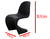 Combo 4 Sillas Phantom Mascardi 1 Mesa Rectangular 140Cm Color Negro - comprar online