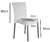 Combo 4 Sillas Presidente Mascardi 1 Mesa Redonda 120Cm Color Blanco en internet