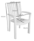Combo 4 Sillas Turco Mascardi 1 Mesa Redonda 120Cm Color Blanco en internet