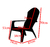 Combo 1 Silla Miami 1 Mesa Ratona Mascardi Color Negro - comprar online