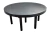 Mesa Redonda 160cm Negra Mascardi
