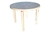 Mesa Redonda Blanca 90cm Mascardi