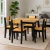 Combo 4 Sillas de Madera 1 Mesa Rectangular de Madera en internet