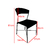 Combo 6 Sillas Mallorca Hierro Macizo 1 Mesa Rectangular de Interiores - tienda online