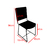 Combo 6 Sillas Roma Hierro Macizo 1 Mesa Rectangular de Interiores - tienda online
