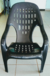 Combo 4 Sillas Siesta De Plastico Mascardi Color Negro - tienda online