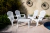 Combo 4 Sillas Miami 1 Mesa Ratona Mascardi Color Blanco