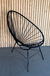 Silla Acapulco Cordon Mediana Caño Negro - comprar online