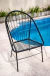 Combo 4 Sillas Asuncion Pvc 1 Mesita Acapulco Color Negro - tienda online
