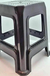 Banqueta Mediana De Plastico Mascardi Color Negro