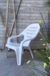 Silla Siesta De Plastico Mascardi Color Blanco