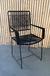 Silla de Hierro Macizo Roma con Apoyabrazos Cordon - comprar online