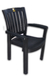 Silla turco Negra Mascardi