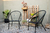 Combo 2 Sillas Asuncion Pvc Negro