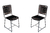 Combo 2 Sillas de Hierro Macizo Roma Cordon - comprar online