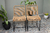 Combo 4 Sillas Tulum 1 Mesa Rectangular de Interiores - comprar online
