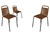 Combo 3 Sillas Lima Apilable Cordon