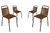 Combo 4 Sillas Lima Apilable Cordon - comprar online