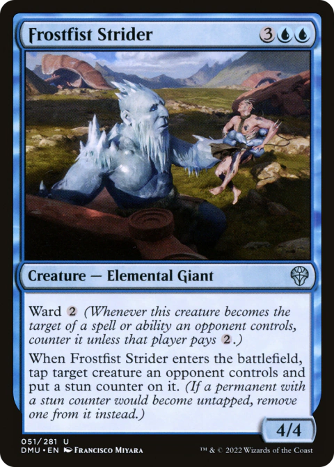 DMU - 051 - Montaraz puño escarchado // Frostfist Strider [FOIL]