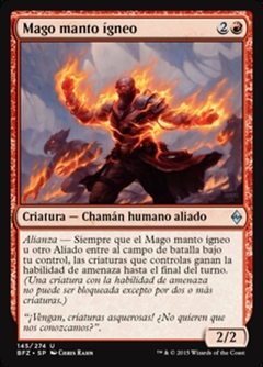 BFZ - 145 - Mago manto ígneo / Firemantle Mage