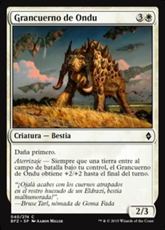 BFZ - 040 - Grancuerno de Ondu / Ondu Greathorn