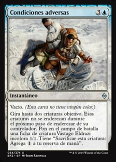 BFZ - 054 - Condiciones adversas / Adverse Conditions