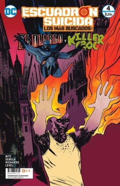 ESCUADRON SUICIDA - EL DIABLO / KILLER CROC - LOS MÁS BUSCADOS N º 10 / 4 - TAPA BLANDA