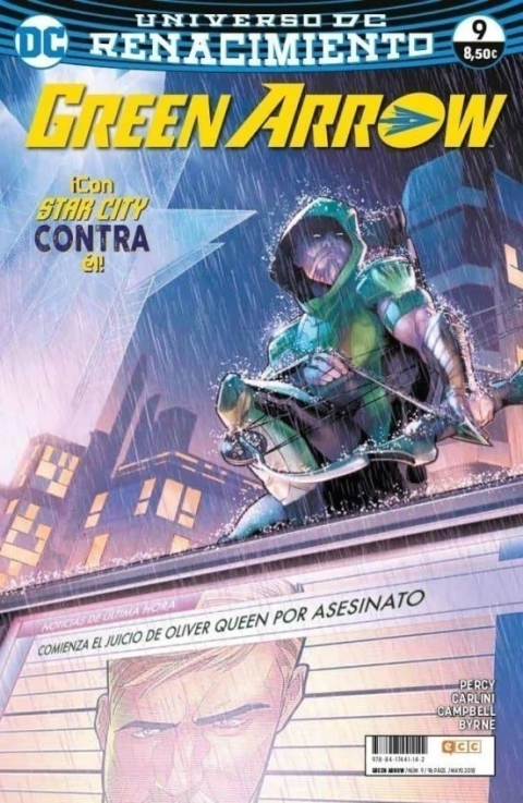 GREEN ARROW - VOL. 2, - NÚM. 09 - (RENACIMIENTO) - TAPA BLANDA