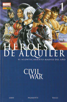 HEROES DE ALQUILER - CIVIL WAR - TAPA BLANDA
