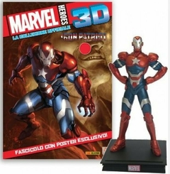 FIGURAS MARVEL HEROES 3D 19 - IRON PATRIOT