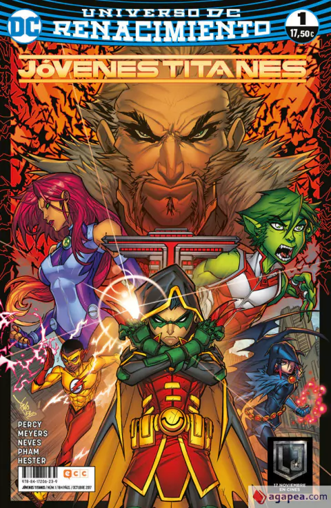 JOVENES TITANES - N º 01 - (RENACIMIENTO) - TAPA BLANDA