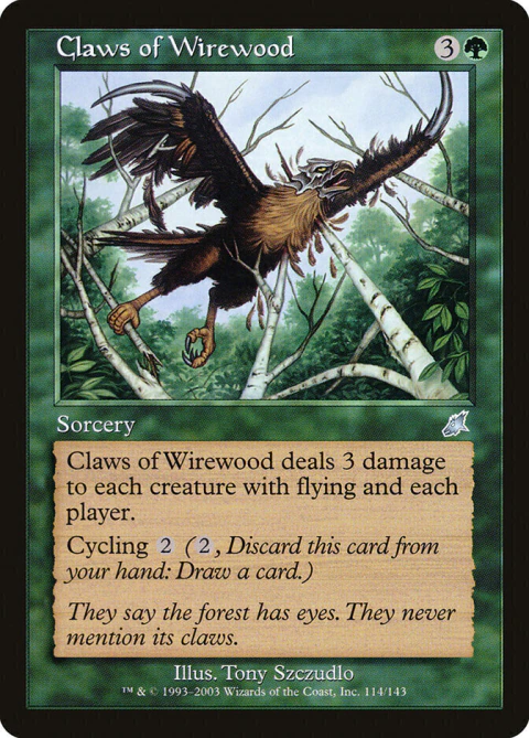SCG - 114 - Garras de Wirewood // Claws of Wirewood