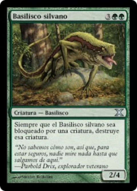 10E - 301 - Basilisco silvano // Sylvan Basilisk