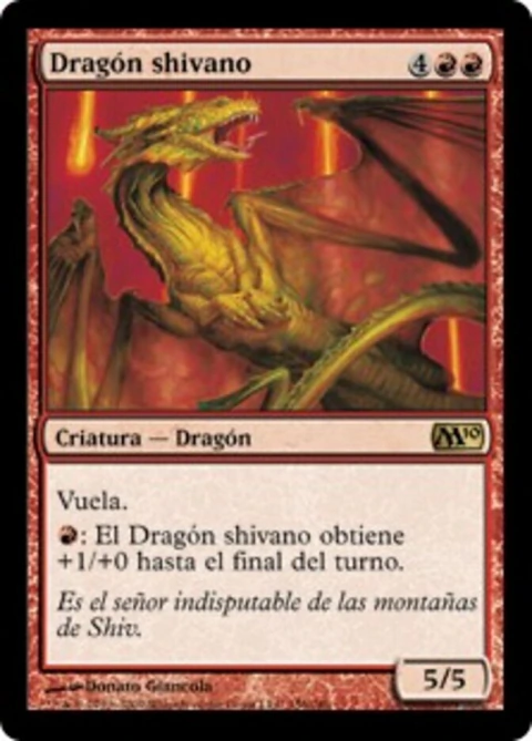 M10 - 156 - Dragón shivano // Shivan Dragon