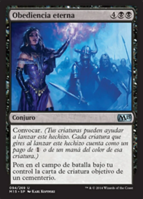 M15 - 094 - Obediencia eterna // Endless Obedience