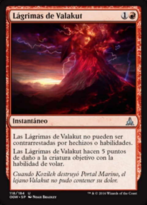 OGW - 118 - Lágrimas de Valakut // Tears of Valakut