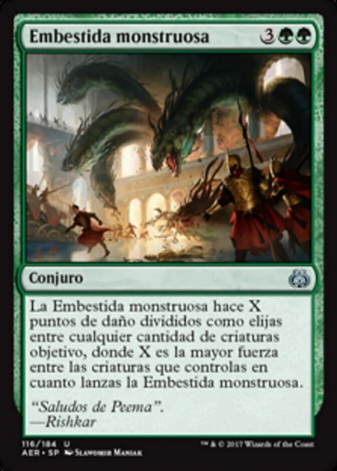 AER - 116 - Embestida monstruosa // Monstrous Onslaught