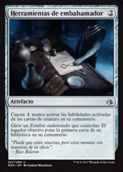 AKH - 227 - Herramientas de embalsamador // Embalmer's Tools