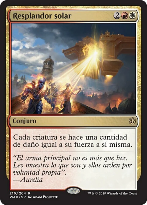 WAR - 216 - Resplandor solar // Solar Blaze